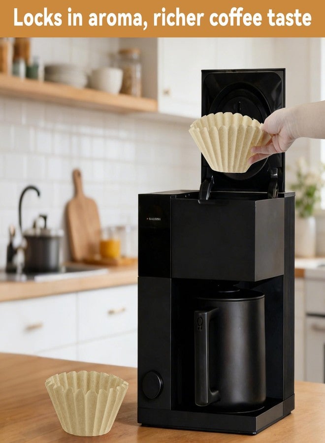 brikinte Coffee Filters Compatible with Fellow Coffee Maker, 200 Pcs Extra-Deep Bowl Design Filter Paper for Fellow Aiden Precision 10 Cup Batch Brew Basket - Image 5