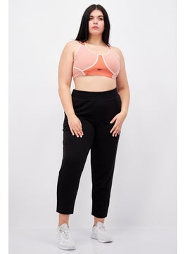 Reebok Women Padded Plain Sport Bra, Light Pink  - Image 2