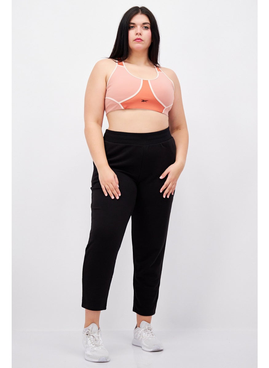 Reebok Women Padded Plain Sport Bra, Light Pink  - Image 2
