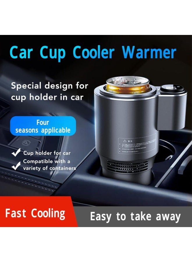 Furtey 2 in 1 Car Cup Warmer Cooler, 12V Smart Car Cup Mug Holder Portable Car Heating Cooling Cup, Perfect Car Tumbler Holder for Car, Office, Travel, Truck - Image 2