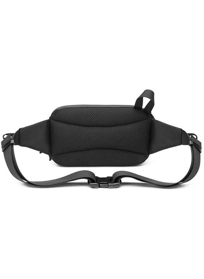 Aepigo Waist Bags Pack Travel Handy Hiking Zip Pouch Document Money Phone Belt Sport Bag for Men and Women and Adult (Black) - Image 5