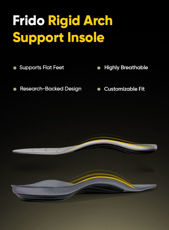 Frido Frido Rigid Arch Support Shoe Insole for Flat Feet, For Feet