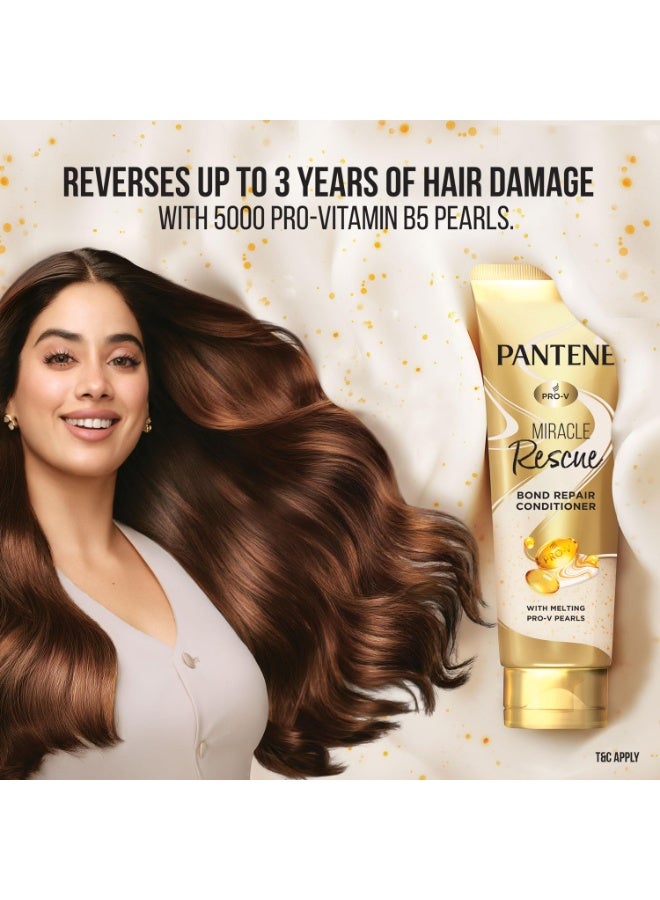 Pantene Bond Repair Conditioner 180ml, with 5000 Melting Pro-Vitamin B5 Pearls, Reverses up to 3 years of hair damage, Helps rebuild broken hair bonds at molecular level - Image 2