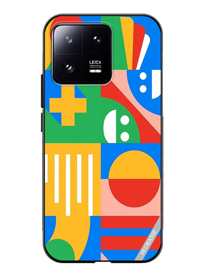 VR CREATIVE غطاء حماية واقٍ لهاتف Xiaomi 13 بتصميم متعدد الألوان - Image 1