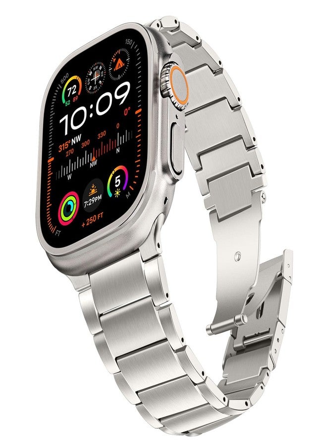TRUMiRR Band for Apple Watch Ultra 3 / Ultra 2 49mm, Titanium Metal Strap for iWatch SE 3 Series 11 10 46mm 45mm 44mm - Image 1
