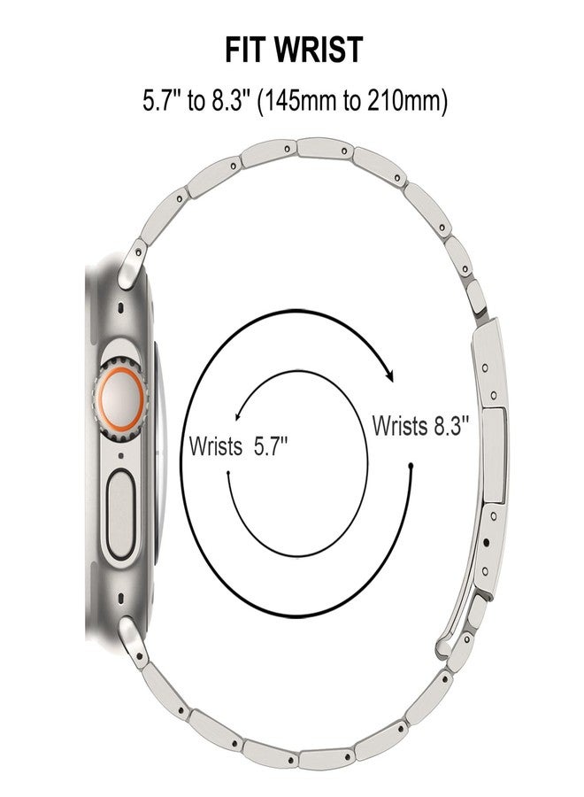 TRUMiRR Band for Apple Watch Ultra 3 / Ultra 2 49mm, Titanium Metal Strap for iWatch SE 3 Series 11 10 46mm 45mm 44mm - Image 4