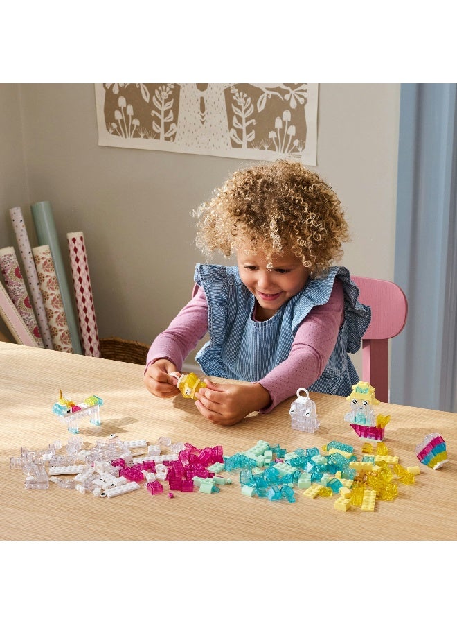 LEGO LEGO Classic Magical Transparent Box 11040 Colorful Brick Set (340 Pieces) - Image 3