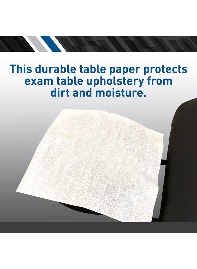 BodyMed Premium Headrest Paper Sheets – Without Slit – Disposable Medical Face Barrier – Exam Paper Sheets – Case of 1,000 – 12-inch x 12-inch – White - Image 3