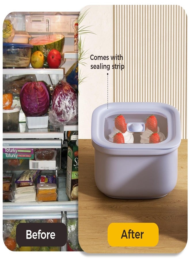 Mihoho Food Storage Containers - Set of 3, Plastic Storage/On The Go Container, With Airtight Steam Vent Lids, 100% Leak Proof, BPA-FREE, Safe for Microwave (Blue) - Image 2