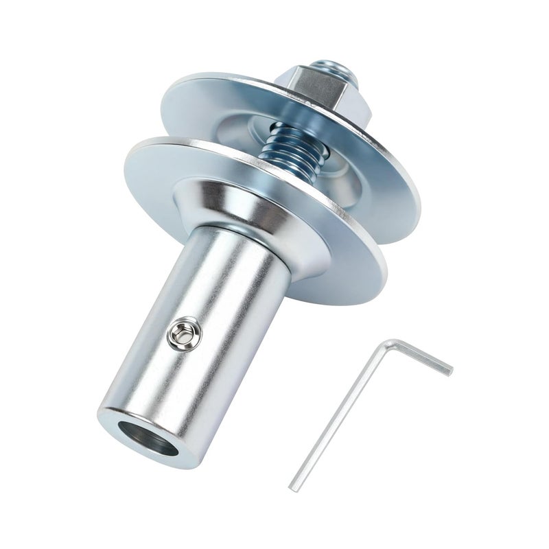 BLSGBUIDING 1/2" Fixed Bore Shaft Arbor Extension - No Wobble for Buffing Grinding Wheels/For Bench Grinder - Right 1 Pack (Steel) - Image 1
