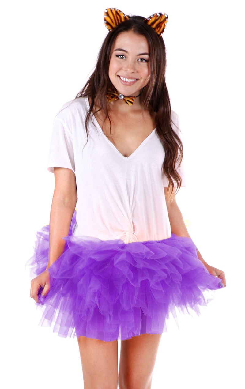 Simplicity Purple Tutu Skirt for Women Women's Cosplay Costume Ballet Warrior 5K, 10K Fun Dash Run Adult Tutu, Purple Tutu - Image 3