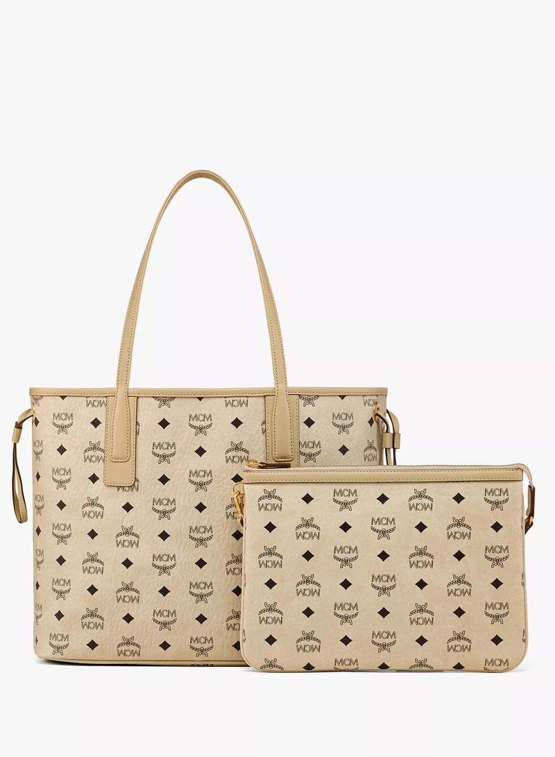 MCM Liz Reversible Shopper in Visetos - Image 5