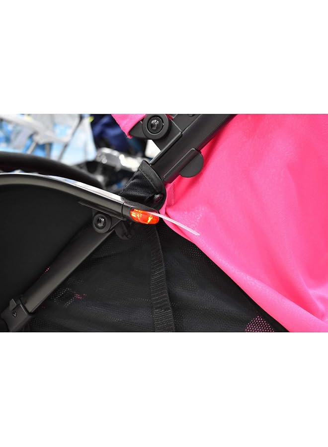 Mama Love Foldable Baby Stroller Sk 20A Pink - Image 3