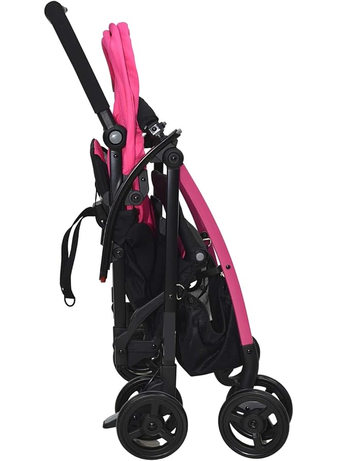 Mama Love Foldable Baby Stroller Sk 20A Pink - Image 4