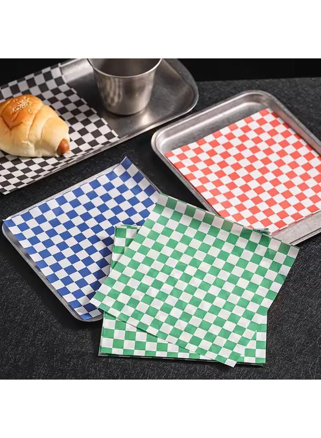 400pcs Black Greaseproof Paper Liners Food Grade Microwave Fridge Safe Disposable - Image 1