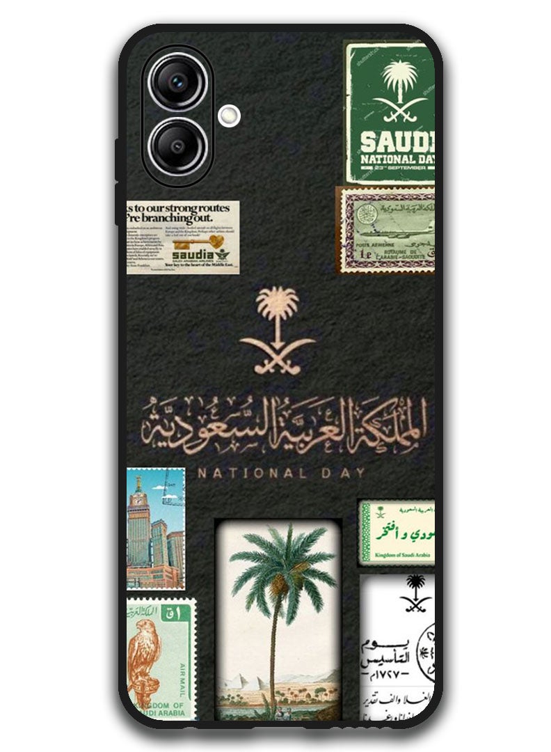Theodor Protective Case Anti Scratch Shock Proof Bumper Cover For Samsung Galaxy A06 KSA national day - Image 1