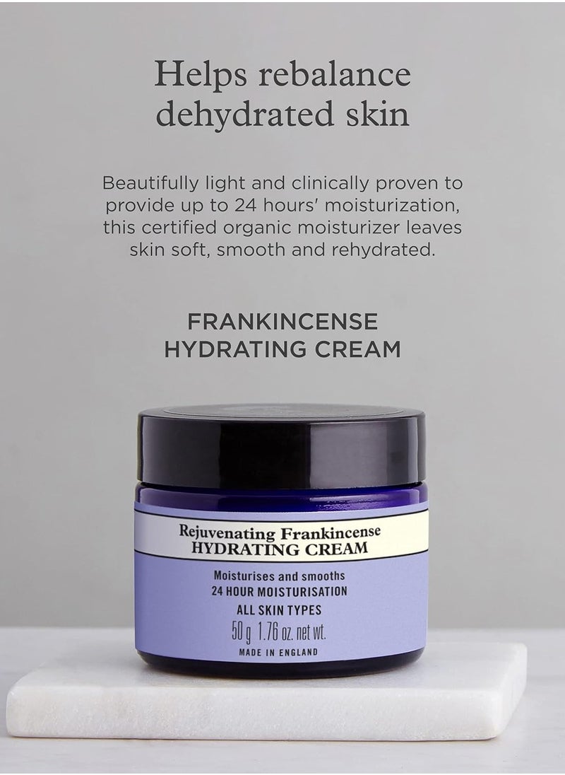 Neal's Yard Remedies Neal's Yard Remedies Rejuvenating Frankincense Daily Light Hydrating Cream For All Skin Types - Moisturises & Smooths, 50g  - Image 2