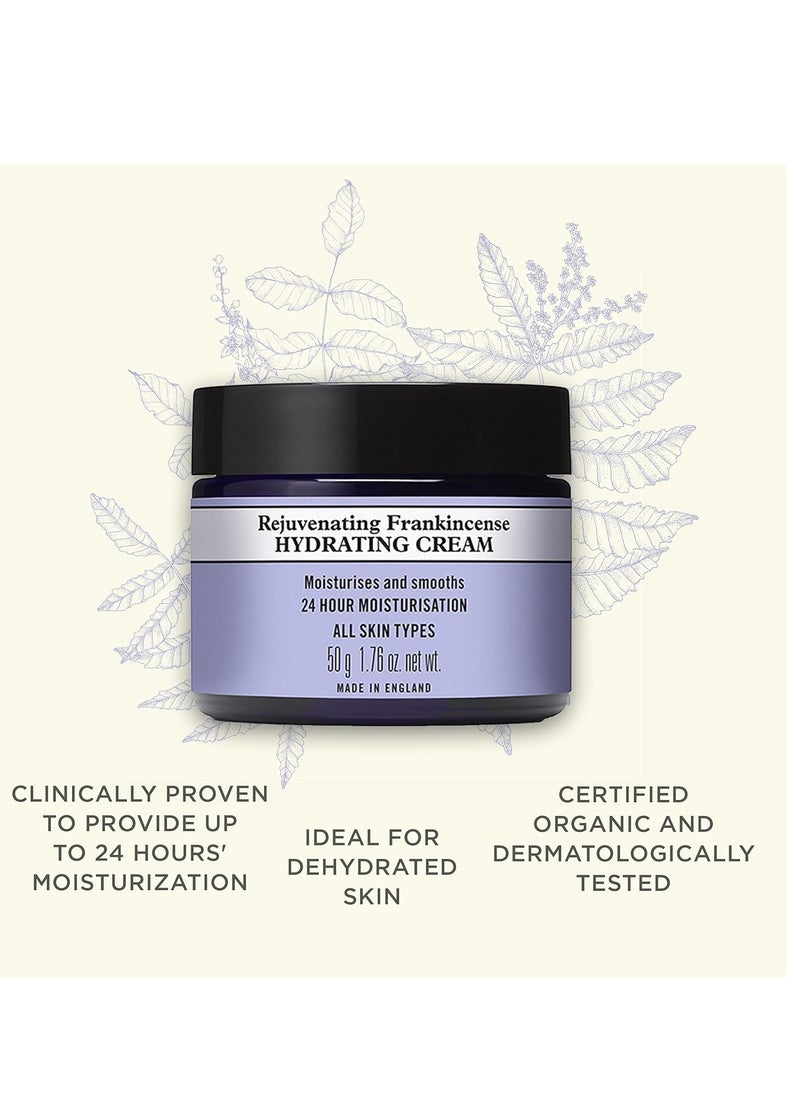 Neal's Yard Remedies Neal's Yard Remedies Rejuvenating Frankincense Daily Light Hydrating Cream For All Skin Types - Moisturises & Smooths, 50g  - Image 4