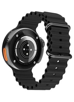 iBRIT S9 Max Smart Watch iBrit 2 Inches HD Display, 2 Straps Black / Cloud Grey, Wireless Charger  - Image 2