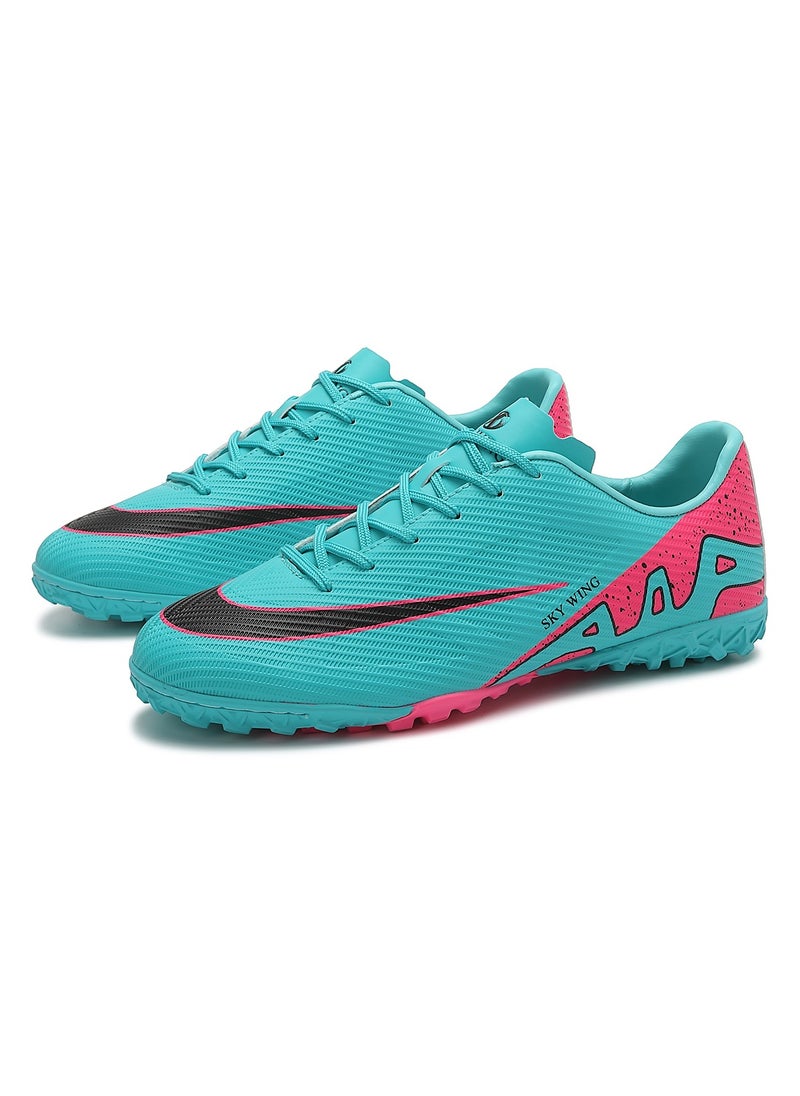 SKY WING - Football Cleats For Men And Women And Kid,Indoor Outdoor Low Top Unisex Soccer Shoes Lightweight Shock Resistant Training Boots Professional Turf Shoes Sport Athletic Ground Football Boots - Image 1