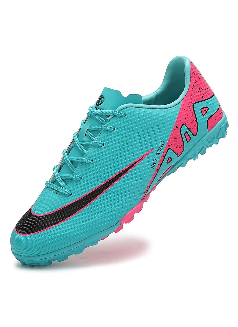 SKY WING Football Cleats For Men And Women And Kid,Indoor Outdoor Low Top Unisex Soccer Shoes Lightweight Shock Resistant Training Boots Professional Turf Shoes Sport Athletic Ground Football Boots  - Image 1