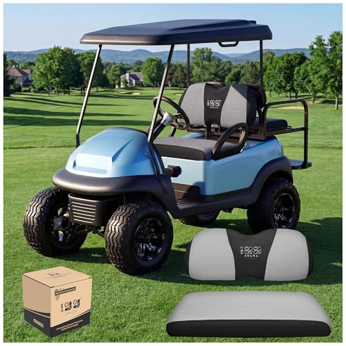 10L0L Golf Cart Seat Covers for Yamaha Club Car PrecedentTempo Breathable Mesh Front Seat Upgrade NoDrill Installation AllSeason Comfort OEM Factory Fit - Image 1