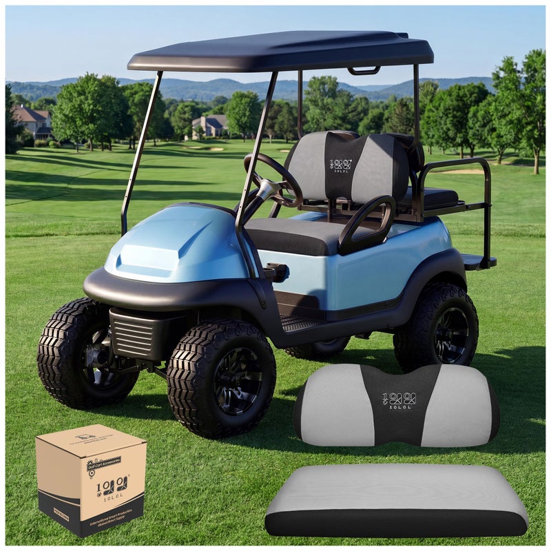 10L0L Golf Cart Seat Covers for Yamaha Club Car PrecedentTempo Breathable Mesh Front Seat Upgrade NoDrill Installation AllSeason Comfort OEM Factory Fit - Image 2