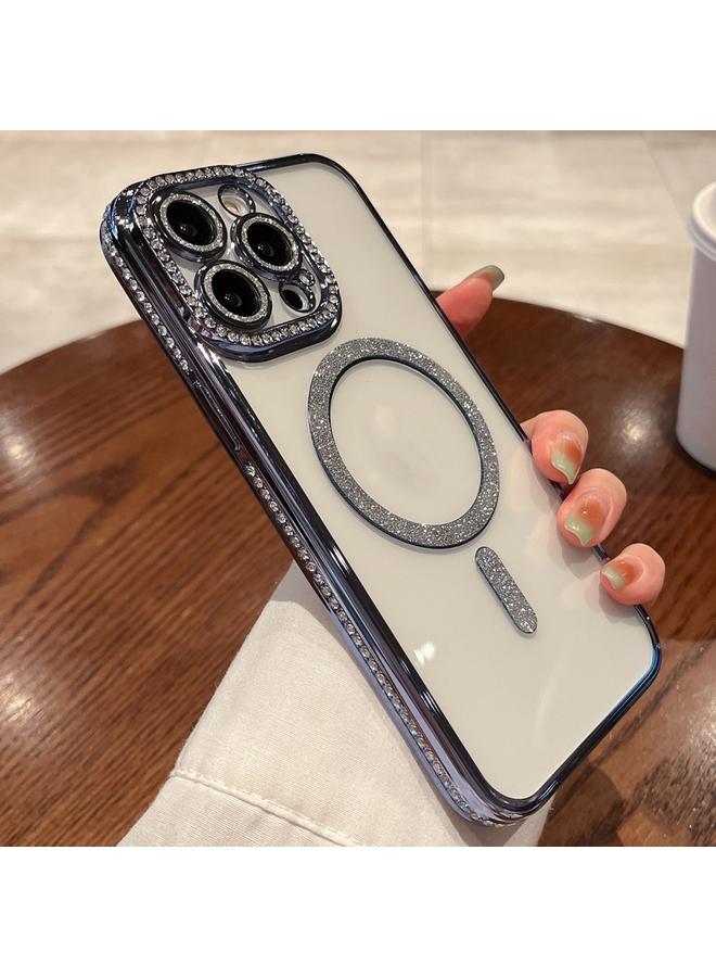 اس-توب جراب لهاتف iPhone 15 Pro مصنوع من مادة TPU مطلية بالألماس من MagSafe - Image 1