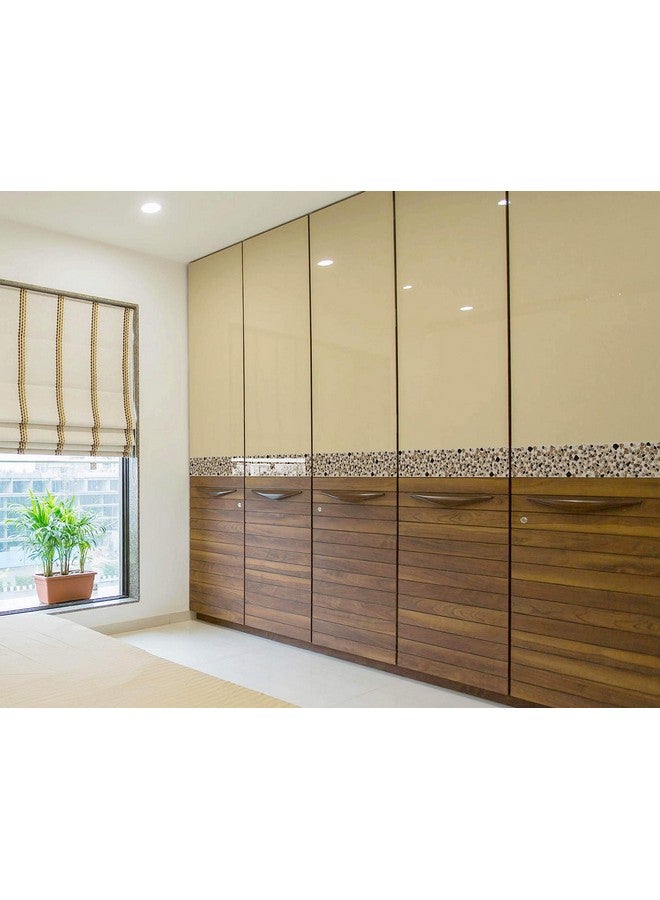 WallDesign Wallpaper Border - Tumbled Pebble Stone Pattern - Roll 3 Inch by 10 Ft - for Kitchen, Floor, Door, Bathroom Decoration - Glossy Laminated Waterproof Vinyl Sticker - Image 3