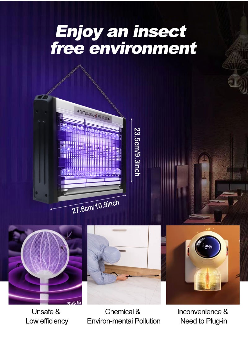 URbazaar Insect Killer Electric Fly Trap Mosquito Lamp Effectively Flying Insects UV Pest Killer  - Image 5