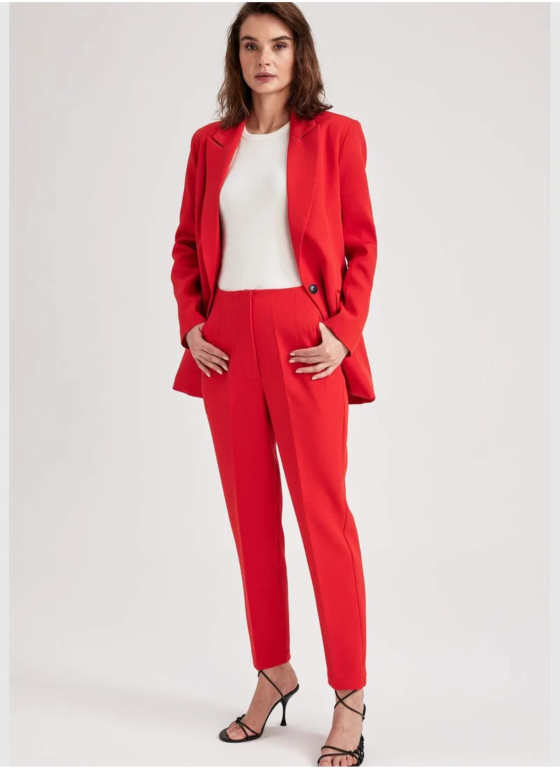 DeFacto Slim Fit High Waisted Chinos