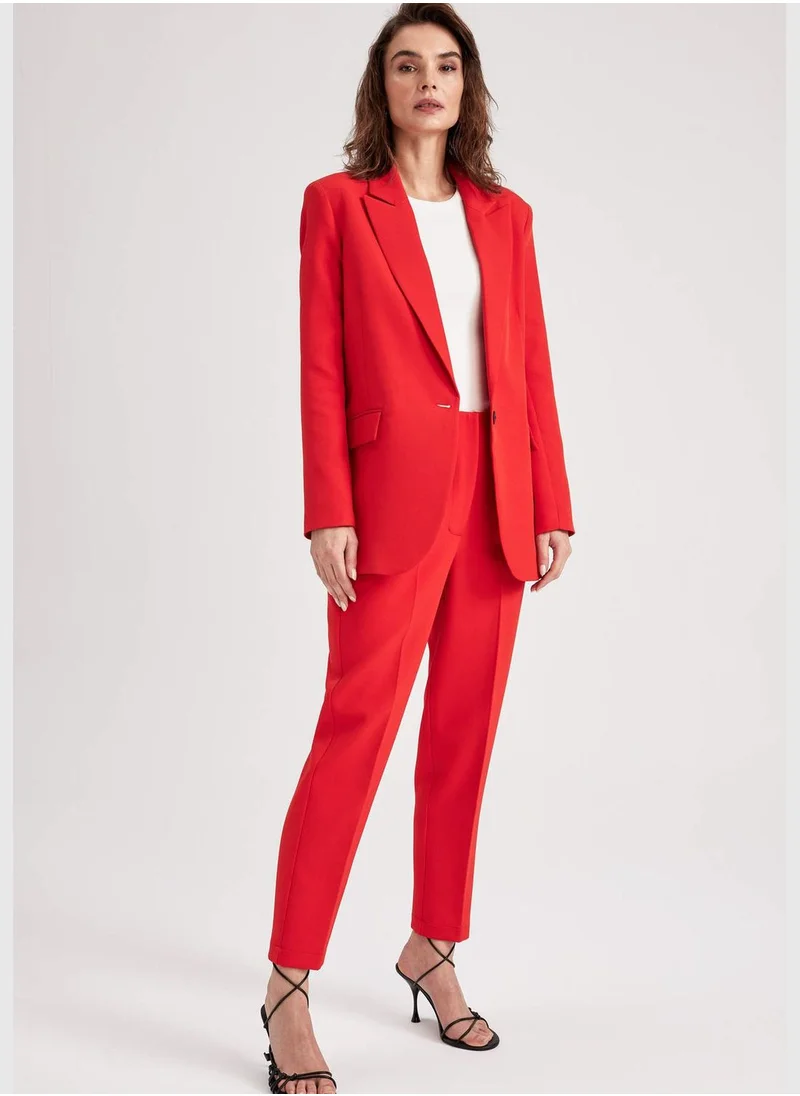 DeFacto Slim Fit High Waisted Chinos