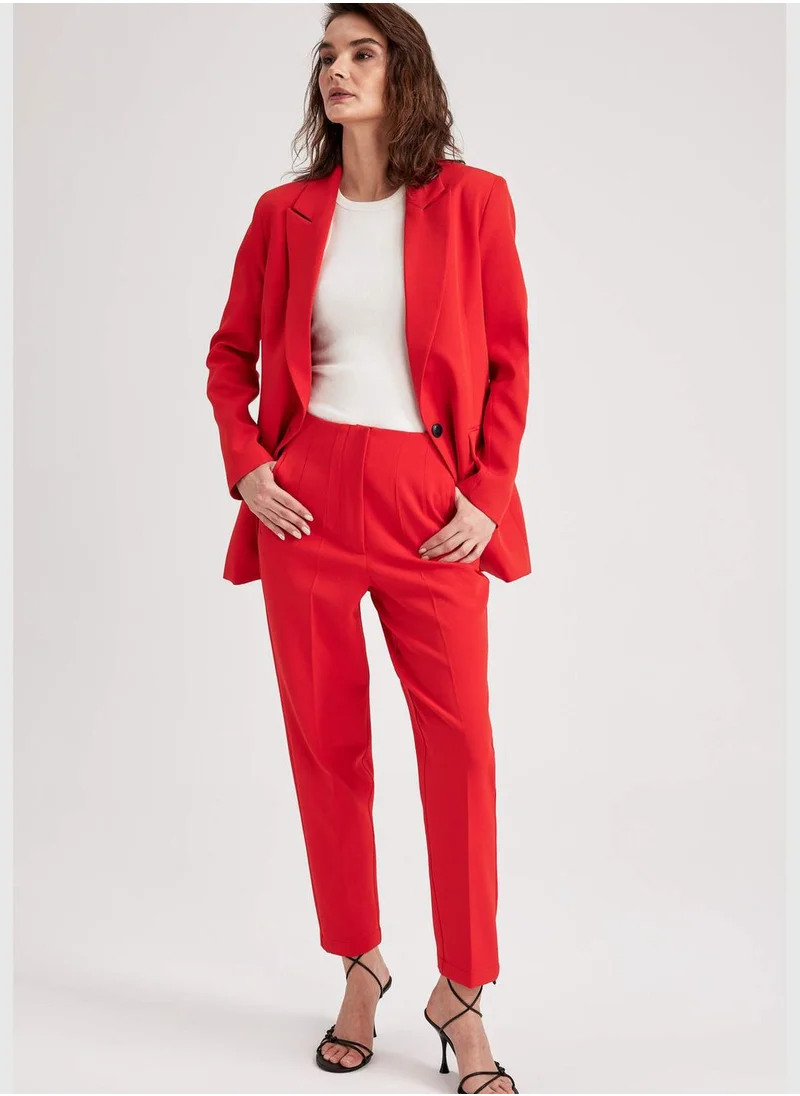 DeFacto Slim Fit High Waisted Chinos