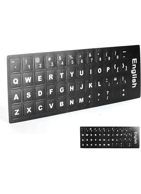 Keyboard Sticker English Keyboard Sticker Replacement Keyboard Sticker Accessory Computer Keyboard Sticker For Desktop Pc Laptop Accessory