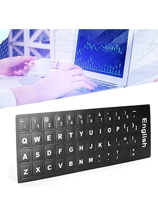 Keyboard Sticker English Keyboard Sticker Replacement Keyboard Sticker Accessory Computer Keyboard Sticker For Desktop Pc Laptop Accessory
