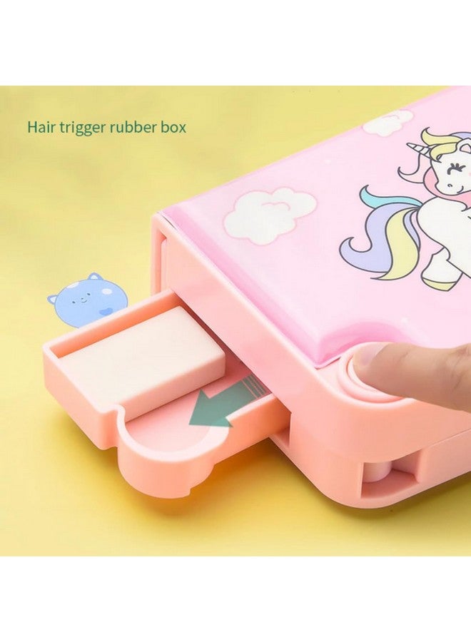 Storio Unicorn Theme Pencil Box for Kids, Unicorn Pencil Box for Boys, Kids Pencil Box for Boys & Girls, Pencil Box for Boys, UnicornTheme Return Gifts for Kids - Image 4