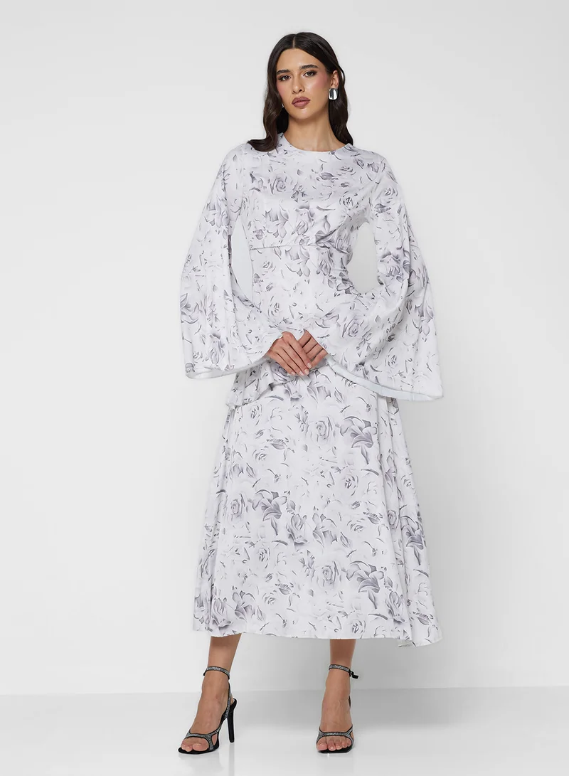 Khizana Floral Print Dress
