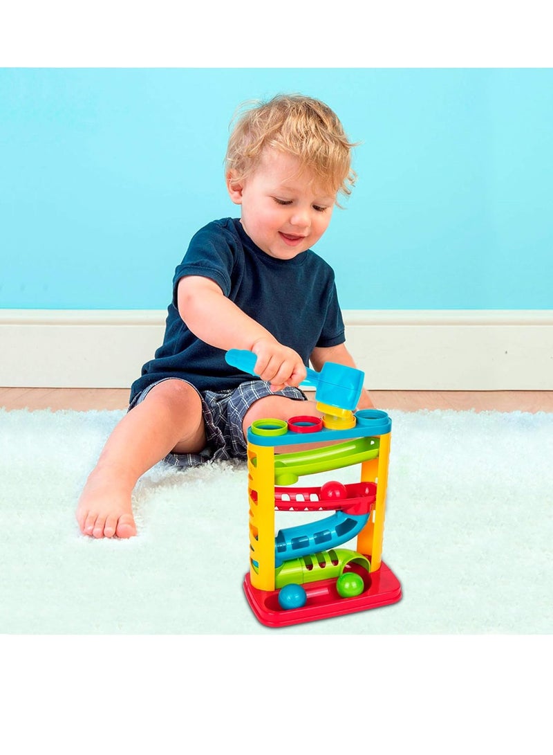 Durable Pound A Ball Toys for Toddler, Stacking, Learning, Active, Early Developmental Hammer Montessori Toys, Fun Gifts for Boy  Girl - STEM Educational Toy - Great Birthday Gift Ages 1 2 3 - Image 2