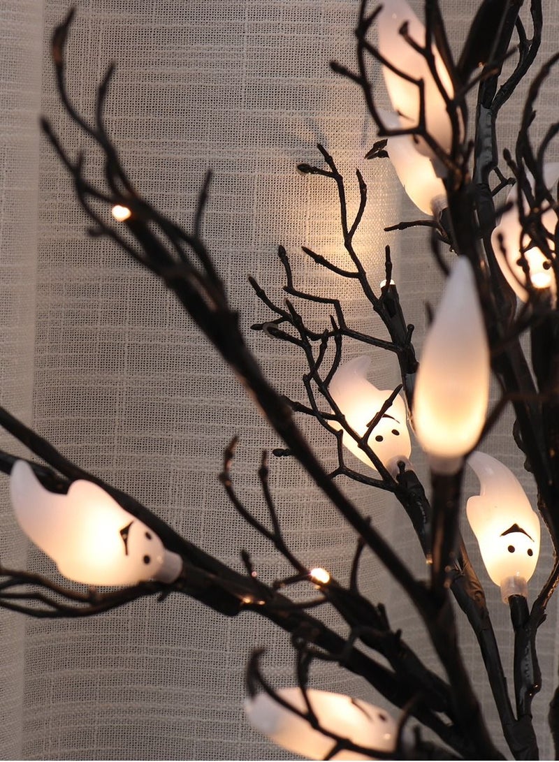 Salla Ghost Tree Lamp with Warm White LED Lights 60cm - Image 3