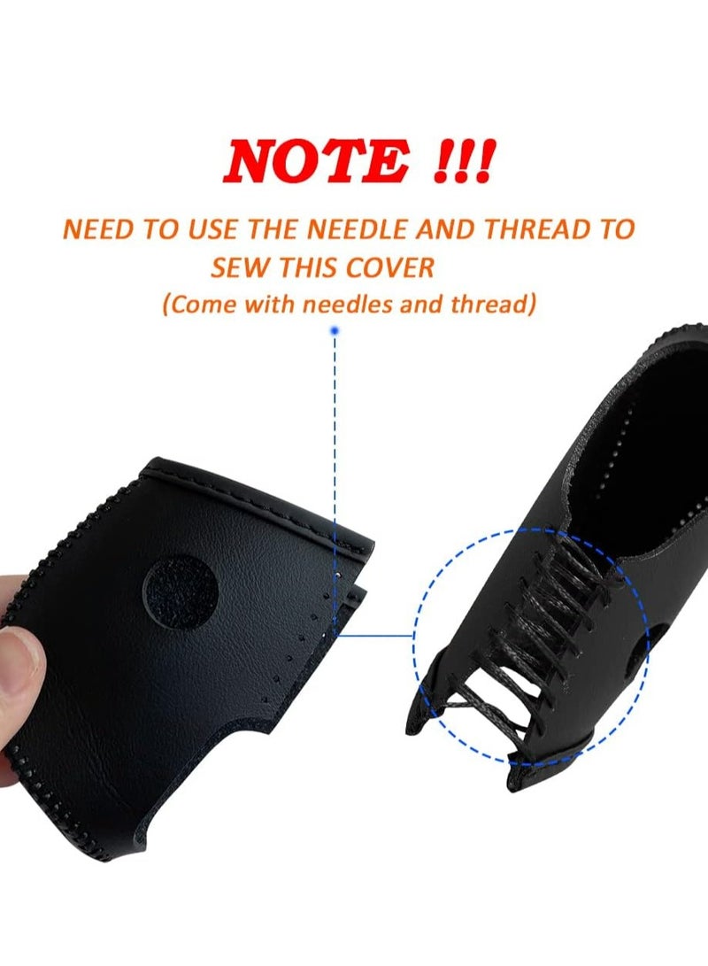 Loquat Gear Shift Cover for 2013-2019 Nissan Sentra / 2013-2018 Altima Auto Leather Shifter Cover Protector Trim for Nissan Rogue 2014-2016 /Pathfinder 2013-2020 - Image 2