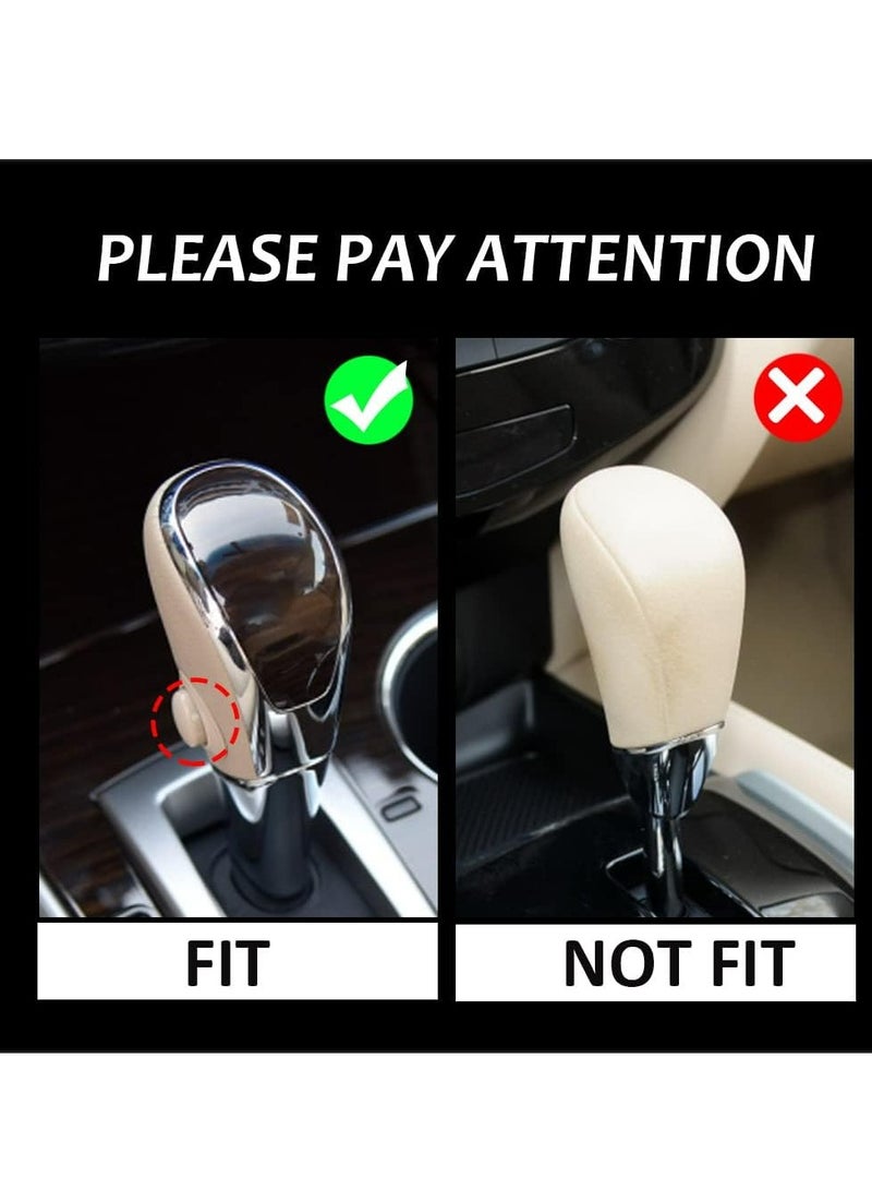 Loquat Gear Shift Cover for 2013-2019 Nissan Sentra / 2013-2018 Altima Auto Leather Shifter Cover Protector Trim for Nissan Rogue 2014-2016 /Pathfinder 2013-2020 - Image 3