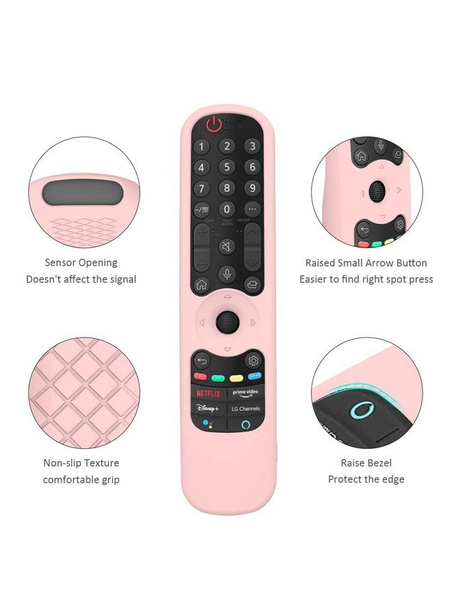 LEFXMOPHY Mr21Ga Remote Cover Replacement For Lg Anmr21Ga Anmr21Gc Magic Remote Control Case Silicone Protective Skin Sleeve With Lanyard - Image 4