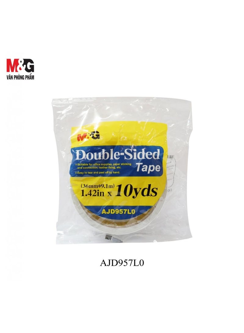 M&G double sided Tissue Tape 36mmx10y (1 roll) - Image 1