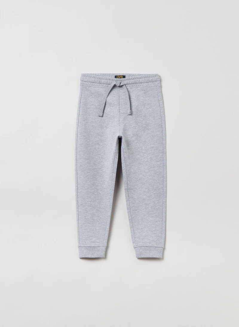 او في اس OVS Plush Joggers With Drawstring