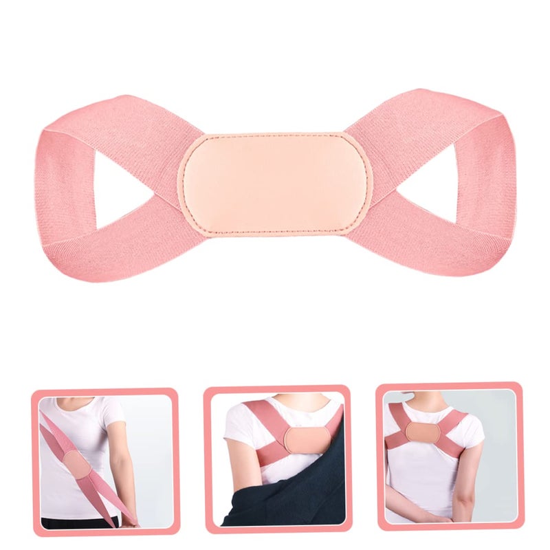 Adjustable Back Brace For Women Posture Corrector Ergonomic Design Comfortable Pink - Image 4