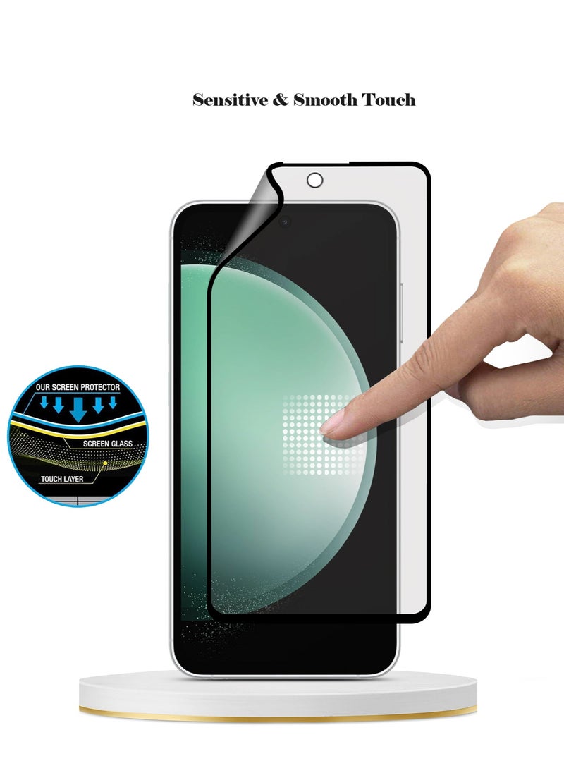 Techie - 9D Matte Ceramic Screen Protector Film for Samsung Galaxy S23 FE – Smooth Feel Anti Fingerprint Bubble Free - Image 1