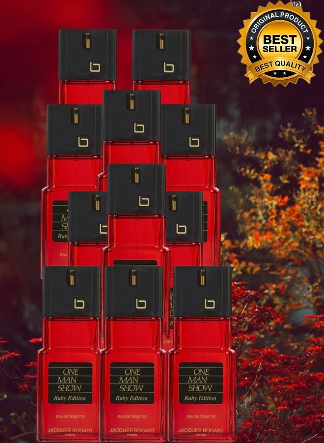 Jacques Bogart 11 Pieces One Man Show Ruby Edition Perfume 100ML - Image 1