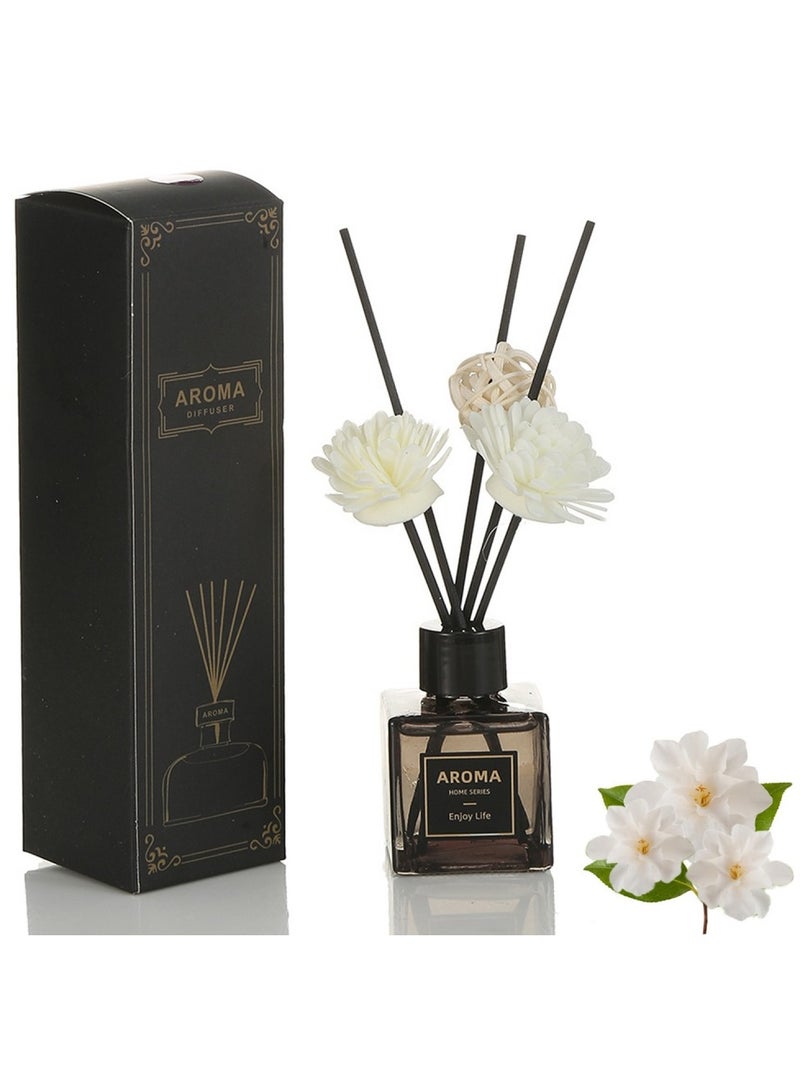 SänHahn 50ml Reed Diffuser Set : Westinn White Tea Blended Fragrance Diffuser Air Fresheners, Long-Lasting Aromatherapy Diffusers Essential Oil, for Home Bedroom Bathroom Office Decor(10% Conc) - Image 1