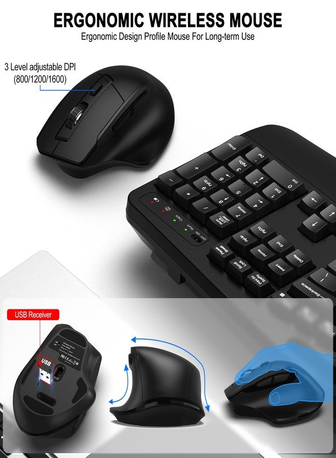 EDJO Wireless Keyboard and Mouse Combo(Pro) - Image 4