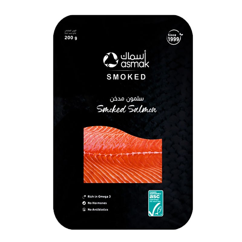 Asmak Cold Smoked Salmon 200g - Image 2